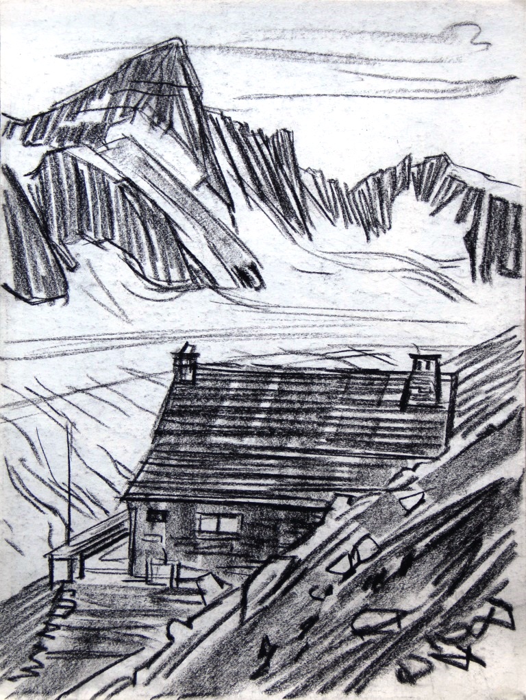 alte Oberaletschhütte 1959